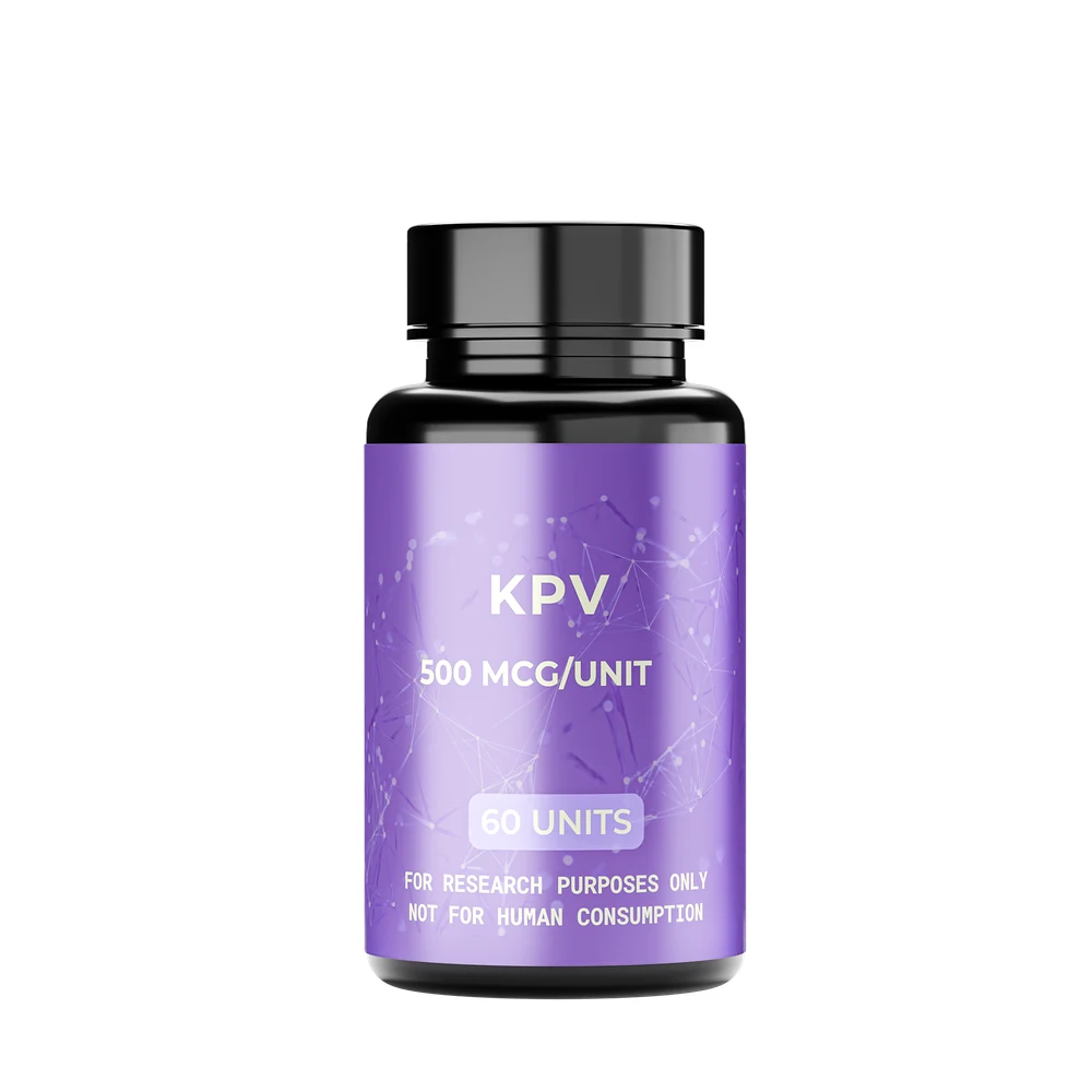 KPV Capsules, 500mcg — research compound vial