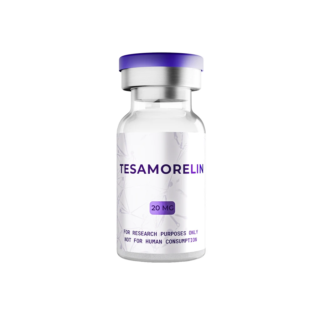 Tesamorelin — research compound vial
